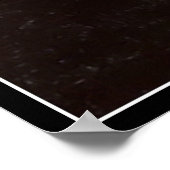 Chimp mit Perlenohrring Poster (Ecke)