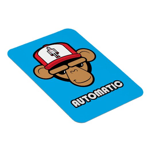 Chimp-Roboterhutmagnet Magnet (Rechte Seite)