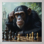Chimp Schach Game Poster (Vorne)