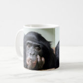 Chimp Schimpanse MONKEY Gesichtsbecher mit Tasse (Vorderseite Links)
