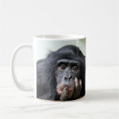 Chimp Schimpanse MONKEY Gesichtsbecher mit Tasse (Links)