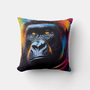Chimpanzee Ape Animal Discovery Adventure Nature Kissen