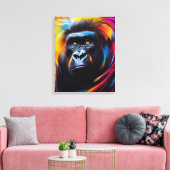 Chimpanzee Ape Animal Discovery Adventure Nature Leinwanddruck (Insitu (Wohnzimmer))