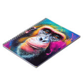 Chimpanzee Ape Animal Discovery Adventure Nature Notizblock (Linke Seite)