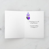 Chimpanzee Birthday Spaß Karte (Innenseite)