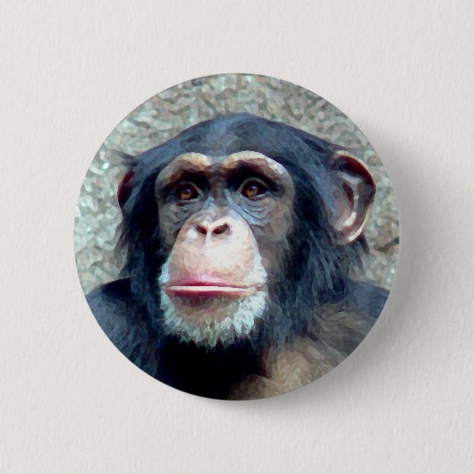 Chimpanzee Button (Vorderseite)