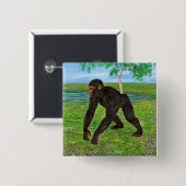 Chimpanzee Button (Vorne & Hinten)