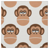 Chimpanzee Cartoon Stoff (Muster)