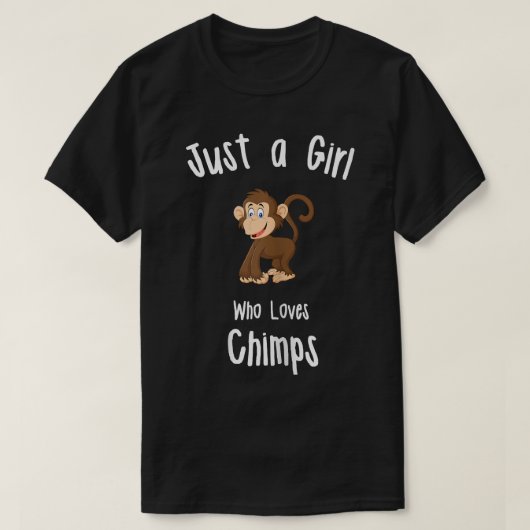Chimpanzee Chimp T-Shirt (Design vorne)