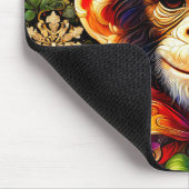 CHIMPANZEE Christmas Zany ~ Mousepad (Ecke)