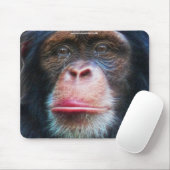 Chimpanzee Conservation Wildlife Art Mousepad (Mit Mouse)