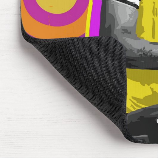 Chimpanzee DJ Mousepad (Ecke)