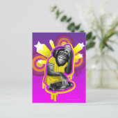Chimpanzee DJ Postkarte (Stehend Vorderseite)
