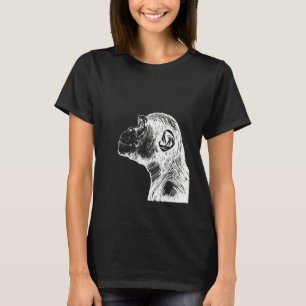 Chimpanzee Farbige Liebe Frauen Niedlich lachen Ch T-Shirt