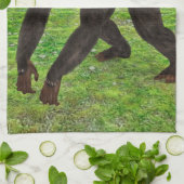 Chimpanzee Geschirrtuch (Gefaltet)