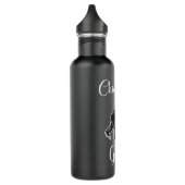 Chimpanzee Girl Monkey Chimpanzee Lover I Liebe Ch Edelstahlflasche (Links)