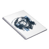 Chimpanzee Hand Drawing Design Notizblock (Rechte Seite)
