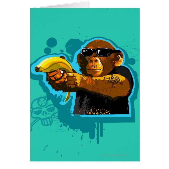 Chimpanzee Holding a Banana (Vorne)