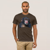 CHIMPANZEE II Wildlife Art T - Shirt (Vorne ganz)