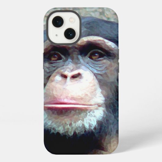 Chimpanzee iPhone Hülle (Rückseite)
