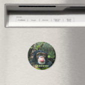 CHIMPANZEE & JUNGLE Primat Wilhelm Tell Magnet (In Situ (Geschirrspüler))