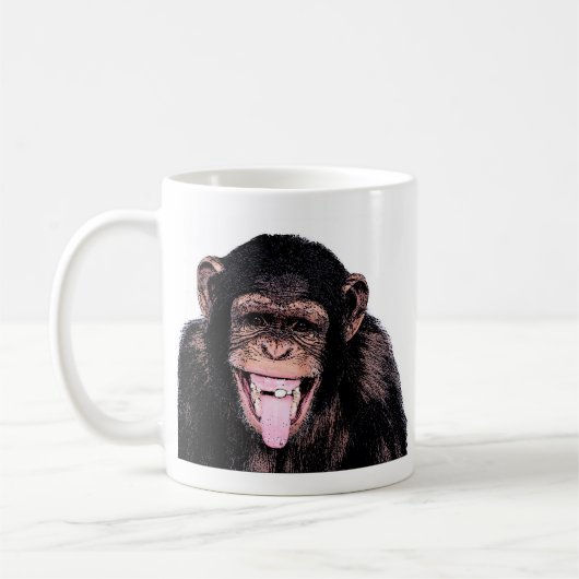 Chimpanzee Kaffeetasse (Links)