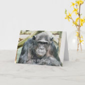 CHIMPANZEE KARTE (Gelbe Blume)
