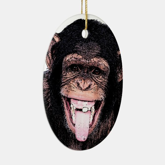 Chimpanzee Keramikornament (Rechts)