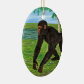 Chimpanzee Keramikornament (Rechts)