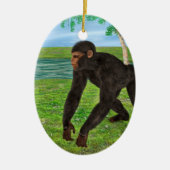 Chimpanzee Keramikornament (Vorne)