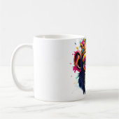 Chimpanzee King Crown T-Shirt Kaffeetasse (Links)