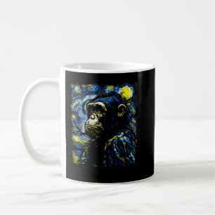 Chimpanzee Lover Geschenk Kunst Kaffeetasse