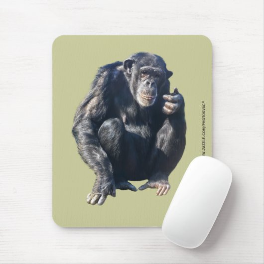 Chimpanzee Mousepad (Mit Mouse)