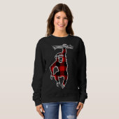 Chimpanzee Red Buffalo Karierter Affe Matching PJ Sweatshirt (Vorne ganz)