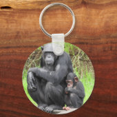 Chimpanzee Schlüsselring Schlüsselanhänger (Vorderseite)