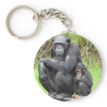 Chimpanzee Schlüsselring