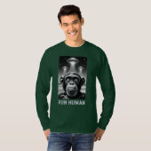 Chimpanzee Selfie UFO Fun Quirky Geschenk T-Shirt (Vorne ganz)