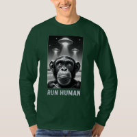 Chimpanzee Selfie UFO Fun Quirky Geschenk