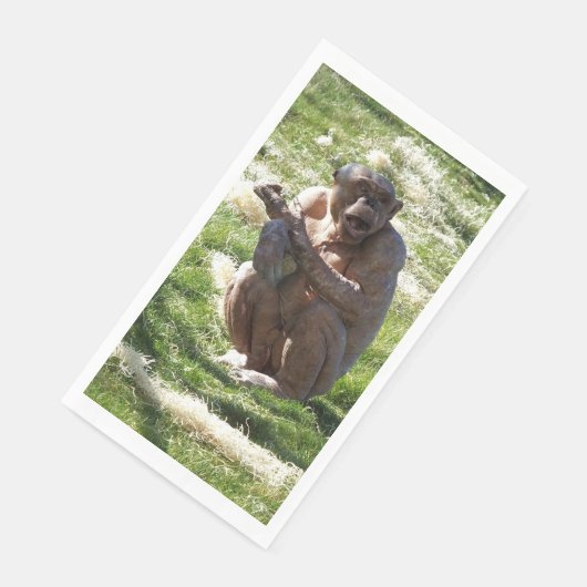 CHIMPANZEE SERVIETTE (Ecke)