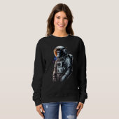 Chimpanzee Space Astronaut Travel Monkey Vintage   Sweatshirt (Vorne ganz)