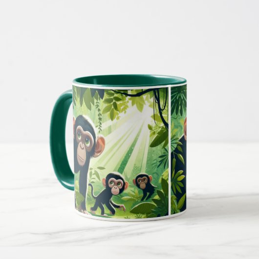Chimpanzee Tasse (Vorderseite Links)