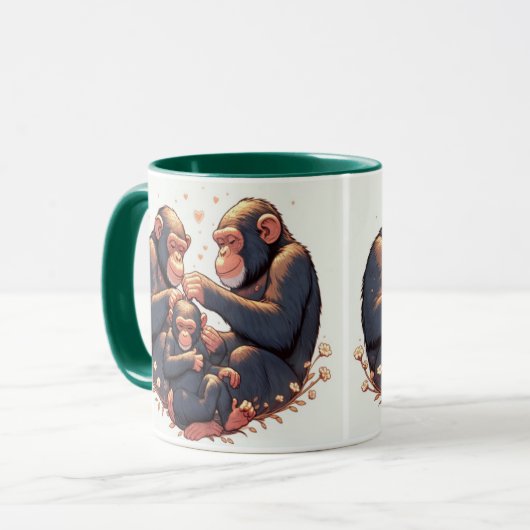 Chimpanzee Tasse (Vorderseite Links)
