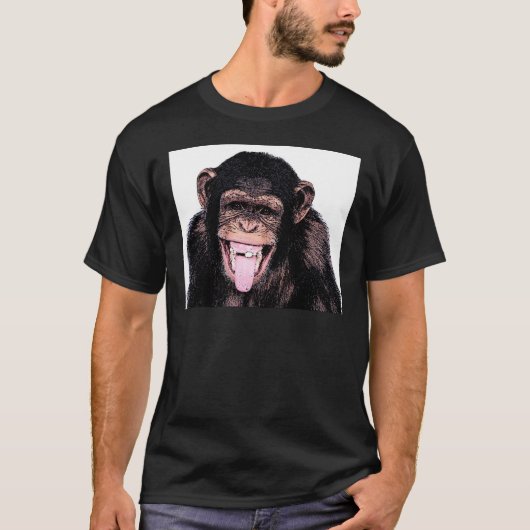 Chimpanzee Tongue T-Shirt (Vorderseite)