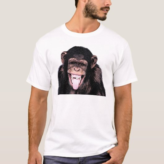 Chimpanzee Tongue T-Shirt (Vorderseite)