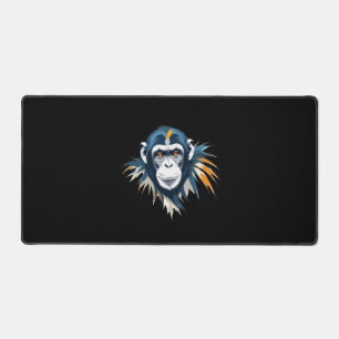 Chimpanzee Vector Art mit lebhaften Farben Schreibtischunterlage