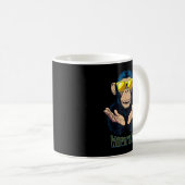 Chimpanzee war ich kaffeetasse (VorderseiteRechts)
