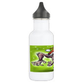 Chimpanzee Weihnachten Edelstahlflasche (Links)