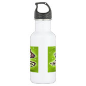 Chimpanzee Weihnachten Edelstahlflasche (Rückseite)