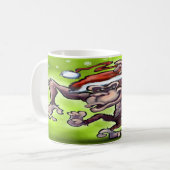 Chimpanzee Weihnachten Kaffeetasse (Vorderseite Links)
