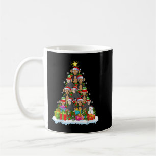Chimpanzee Xmas Dekoration Santa Chimpanzee Christ Kaffeetasse